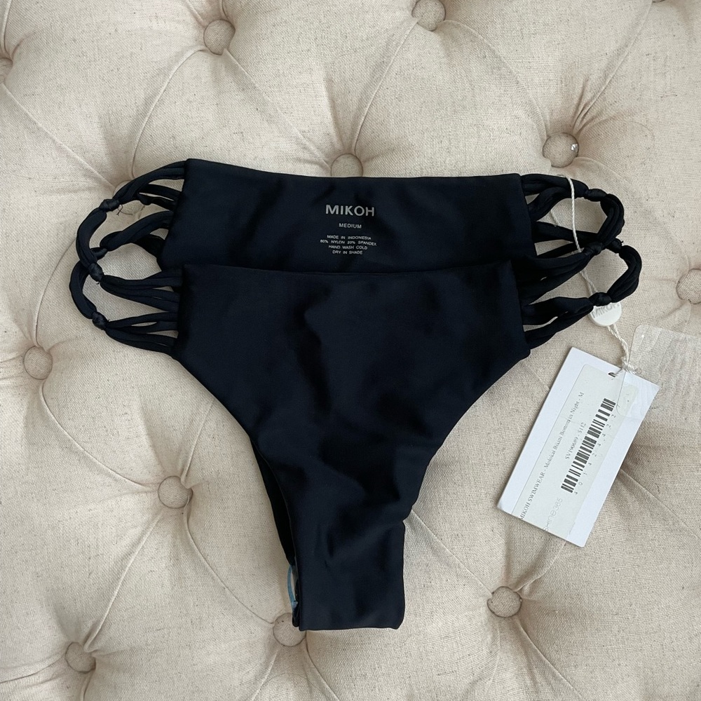 Mikoh Black Bikini Bottoms